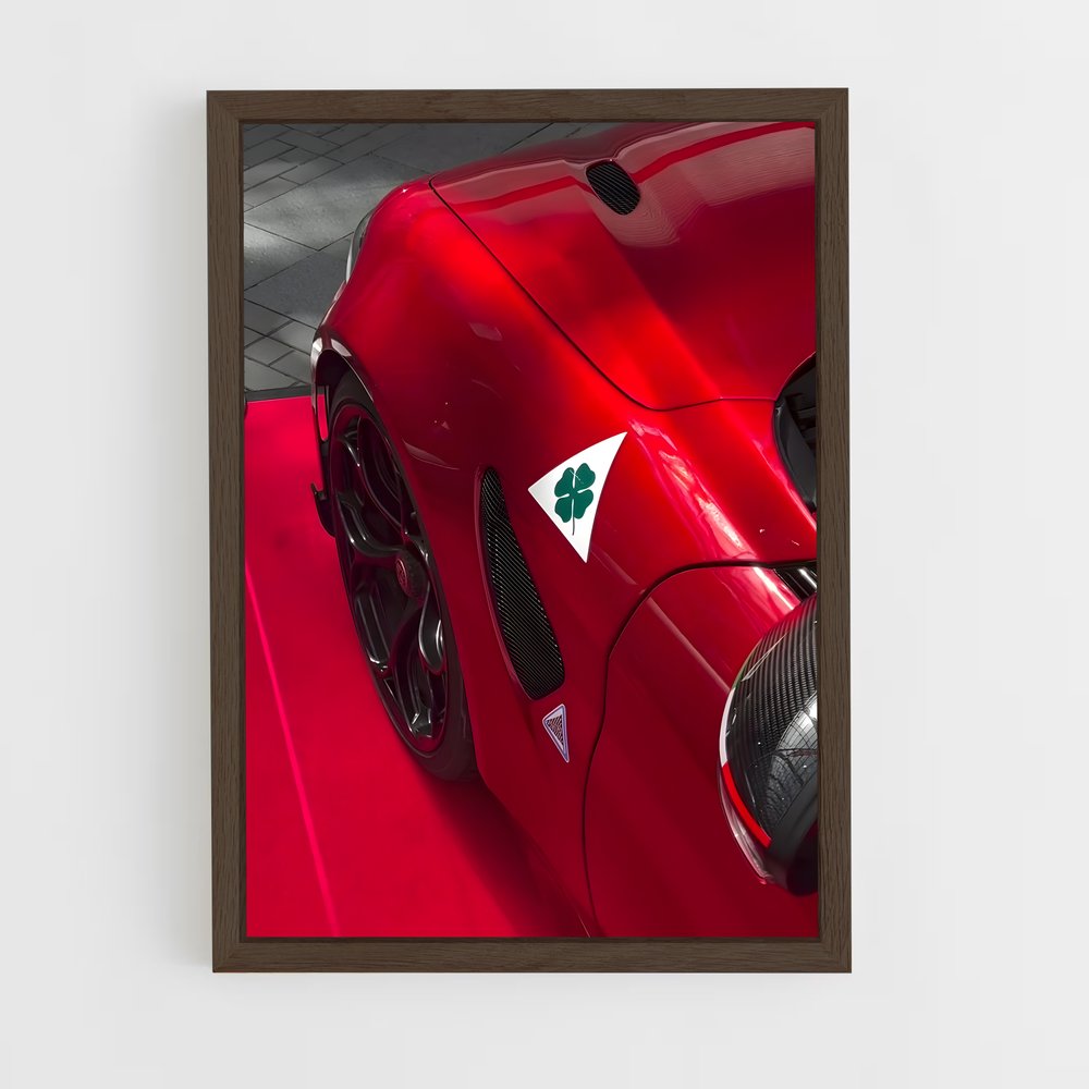 Poster Vitesse Écologique – affiche Alfa Romeo (vue 5)